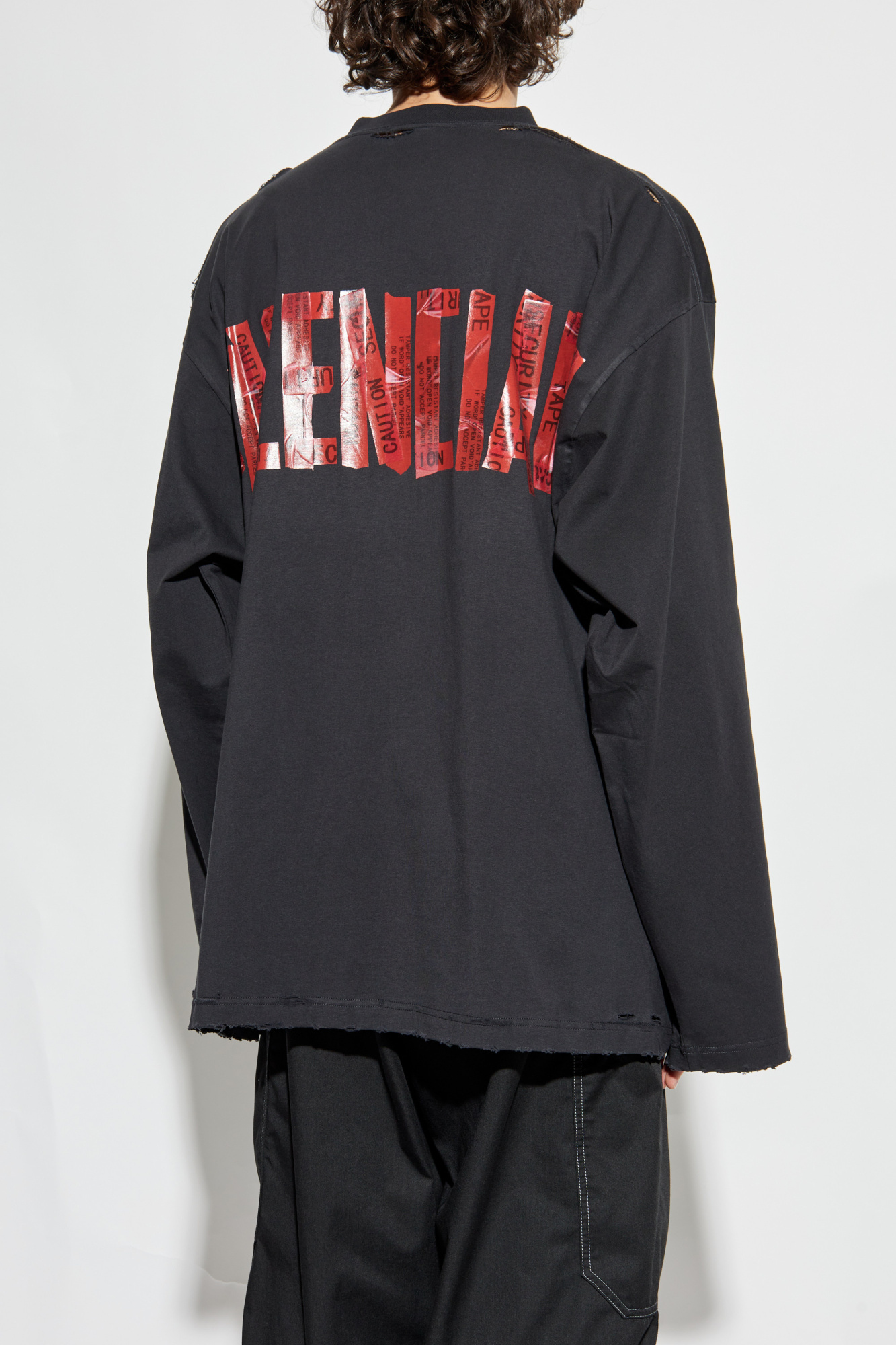 Balenciaga バレンシアガ / Slim Fit Long Sleeve Tee Balenciaga Long sleeve T-shirt | Men's Clothing | Vitkac